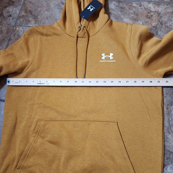 Under Armour Men’s Small Hoodie – Yellow Ochre Pullover – New With Tags - Picture 8 of 8